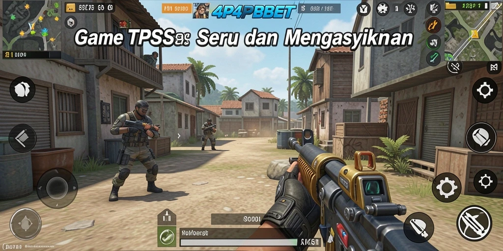Tampilan grafik memukau dari gameplay 4P4PBET yang mendebarkan.