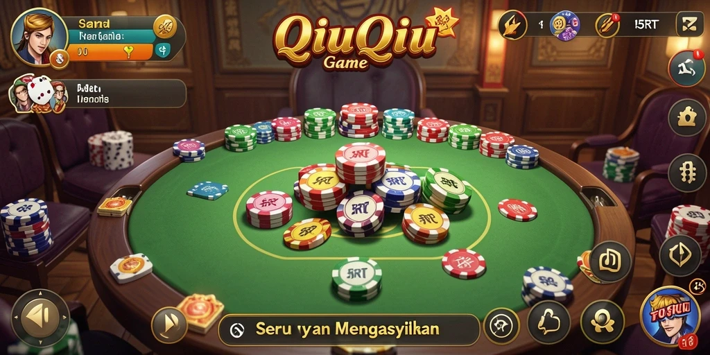 Screenshot gameplay 5RT menampilkan aksi seru QiuQiu.