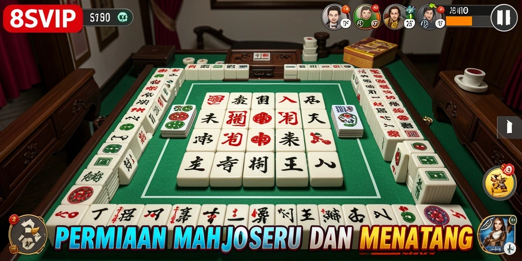Tampilan gameplay <strong>8SVIP</strong> dengan berbagai papan Mahjong.
