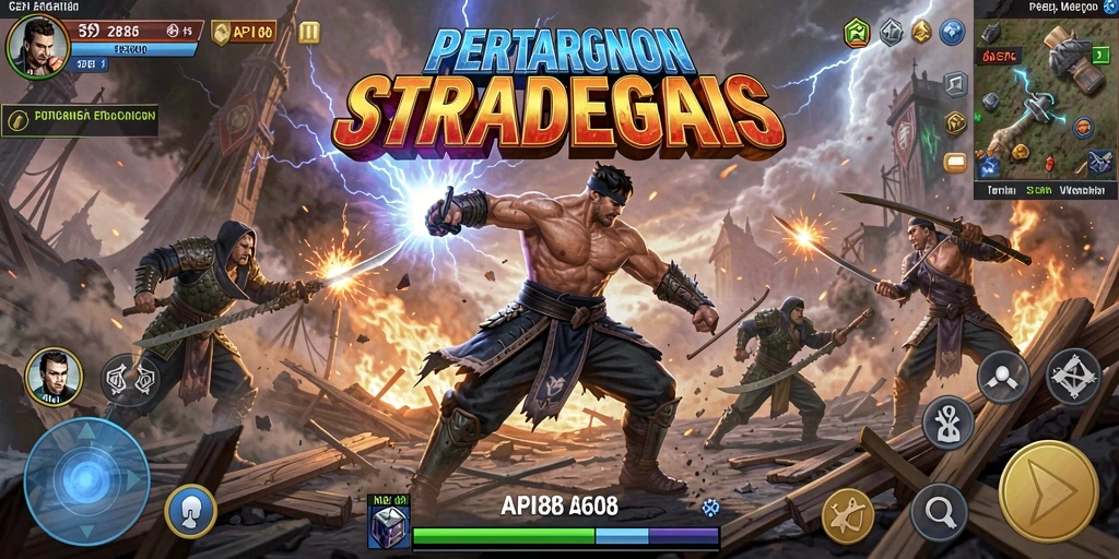 Tampilan gameplay strategis API88 yang mendebarkan dan intens.