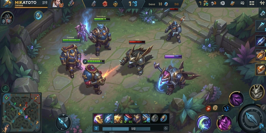 Tampilan gameplay MIKATOTO yang seru dan dinamis