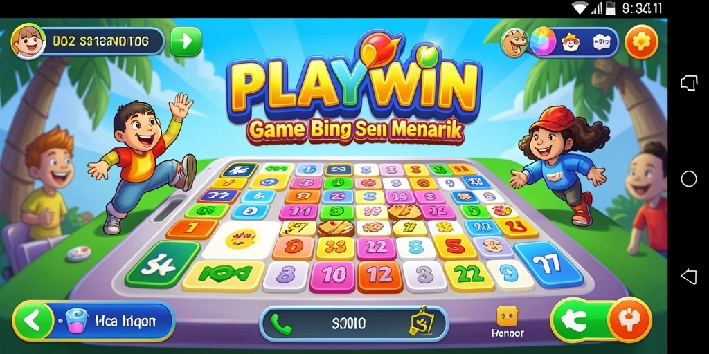 Tampilan gameplay menarik dari PLAYWIN Bingo.