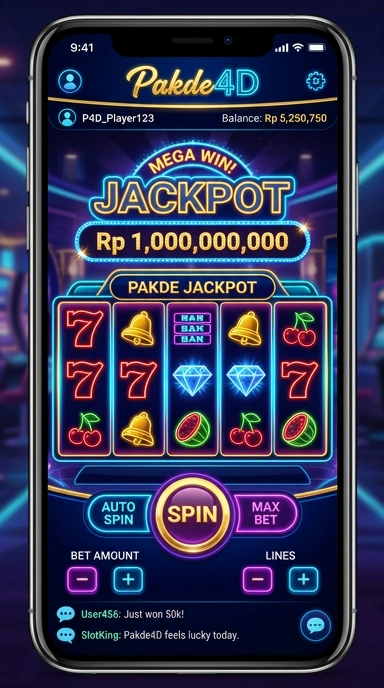 Tampilan antarmuka pakde4d yang mudah digunakan.
